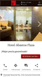 Mobile Screenshot of hotelabastosplaza.com.mx